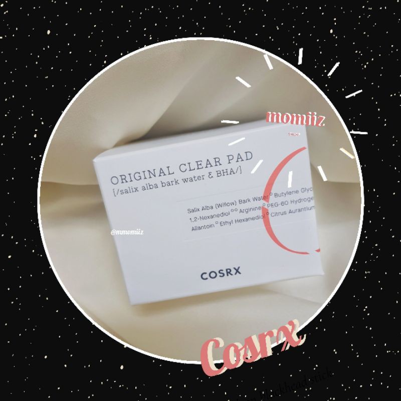 พร้อมส่ง ♡ CORSX ONE STEP ORIGINAL CLEAR PAD (70 แผ่น)