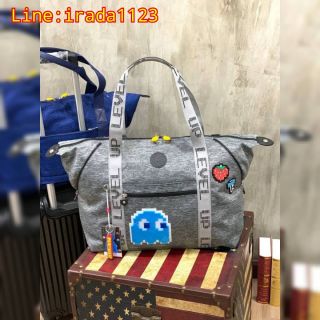 Kipling Art Pacman Large Tote Bag ของแท้ ราคาถูก(ตรวจสอบสินค้าก่อนสั่งซื้อ)