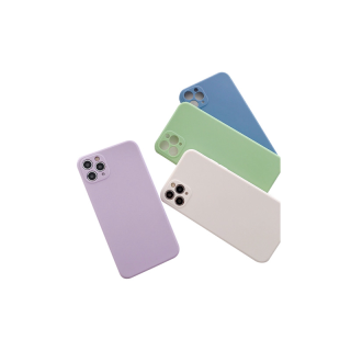 เคสซิลิโคน TPU สีเรียบ สำหรับ iPhone 6/6s+ 7/8 P+ 11 12 pro plus