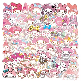 ❉ สติกเกอร์ ลายตัวละคร My Melody Series 06 Sanrio ❉ สติกเกอร์แฟชั่น ลายการ์ตูนอนิเมะ DIY คละแบบ 50 ชิ้น/ชุด