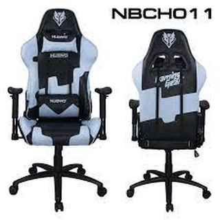 เก้าอี้เล่นเกม  Gaming Chair GAMING SEAT NUB-CH011 ฟ้าดำ ประกัน 1ปีขาเหล็ก