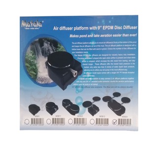 Air diffuser diatform with 9 epdm disc diffuser