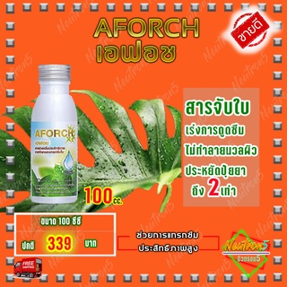 💥ส่งฟรี 💥เอฟอช Aforch ปุ๋ยน้ำเอฟอช ปุ๋ยเอฟอช ( ขนาด 100 ซีซี  ) สารจับใบ ชนิดเร่งดูดซึมไว ของแท้ 100% เก็บเงินปลายทาง