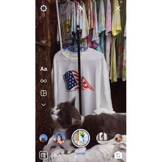 เสื้อขาวusa+มัดย้อม 🌼🌸