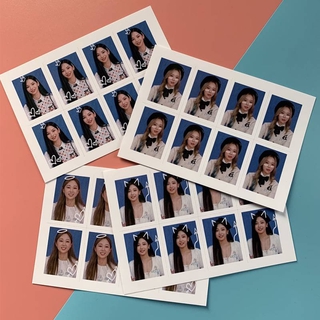 รูปถ่ายหนึ่งนิ้ว AESPA One-inch ID photo  Karina photocards Black Mamba Collection card