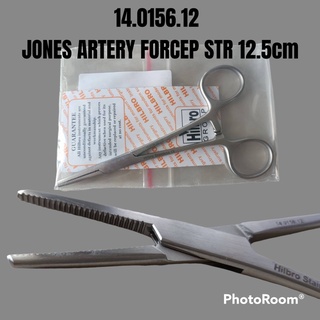 14.0156.12 JONES ARTERY FORCEP STR 12.5cm