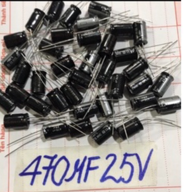50 คาปาซิเตอร์ 470uf 25v