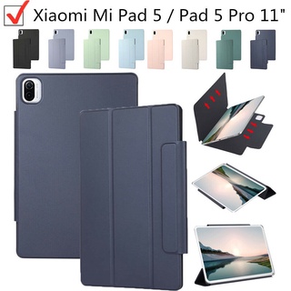 เคสหนังแม่เหล็กพับได้สําหรับ Xiaomi Mi Pad 5 / Pad 5 Pro