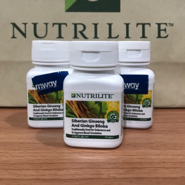 🌱Siberian Ginseng And Ginkgo Biloba (70เม็ด)เพิ่มภูมิคุ้มกัน บำรุงสมอง ช็อปมาเล