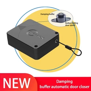 Punch-Free Automatic Sensor Door Closer ปิดอัตโนมัติ800G/1200G ดึงประตูอัตโนมัติ Closer เหมาะสำหรับประตูที่กว้างขึ้นอัพเกรดใหม่ Double Damping Flower