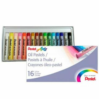 สีชอล์ค ออยล์ พาสเทล Pentel 16 สี