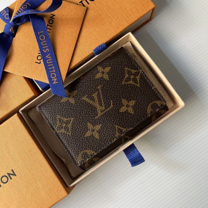 Shop Louis Vuitton MONOGRAM Enveloppe Carte De Visite (M63801