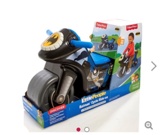 fisher price batman motorcycle ride on