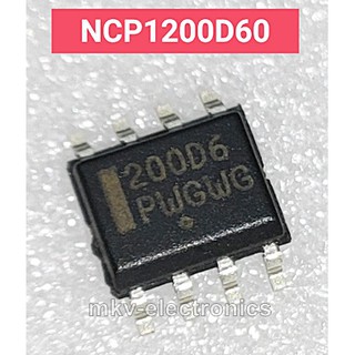 (1ตัว)  200D6 , NCP1200D60R2G , SOP-8 (รหัสสินค้า M01378)