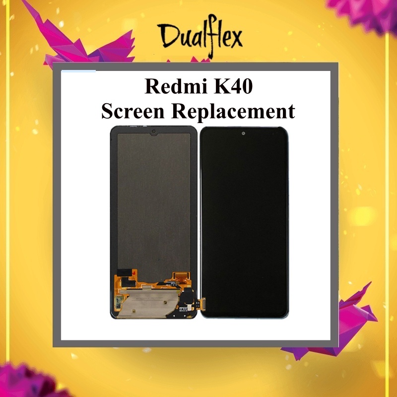 (บริการซ่อมฟรี!) Redmi K40 K50 K40 Pro K50 Pro K40 Gaming K50 Gaming Edition จอแสดงผล LCD เปลี่ยนหน้