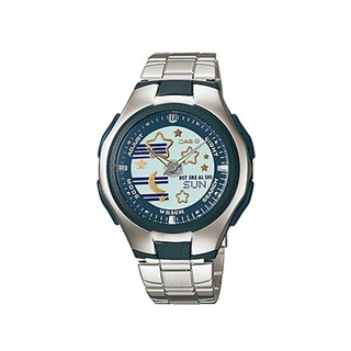 Casio Standard Poptone นาฬิกาข้อมือผู้ชาย สีเงิน สายสแตนเลส รุ่น LCF-10D-2A