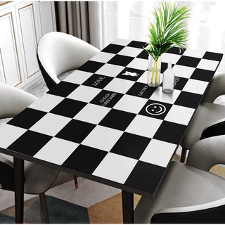 แผ่นปูโต๊ะpvc ลายcheckerboard preorder//miss.hygge