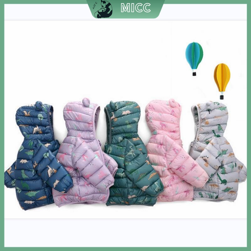 【Bangkok Delivery】แจ็คเก็ตบุนวมสำหรับเด็ก  เสื้อแจ็คเก็ตกันหนาวมีซิปสำหรับเด็ก เสื้อแจ็คเก็ตมีฮู้ดมีซิปสำหรับเด็ก เสื้อแจ็คเก็ตแฟชั่นที่อบอุ่นและน่ารัก