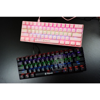 คีย์บอร์ดเกมมิ่ง TKL 60%  บลูสวิตซ์แท้ 🔥 🎉 RAZEAK RK-X41 กดเสียงดัง ของแท้100%