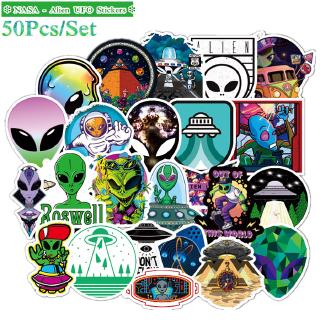 ❉ NASA：Alien UFO - Series 01 สติ๊กเกอร์ ❉ 50Pcs/Set Fashion DIY Decals Doodle สติ๊กเกอร์