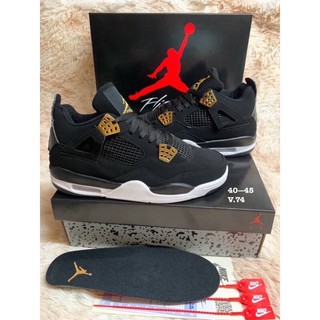 Nike Air Jordan 4 Retro Royalty (size40-45)Black