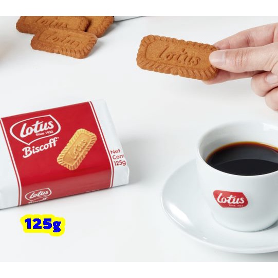 Lotus Biscoff โลตัส บิสคอฟ คาราเมล บิสกิต ขนมบิสกิต 125กรัม ...