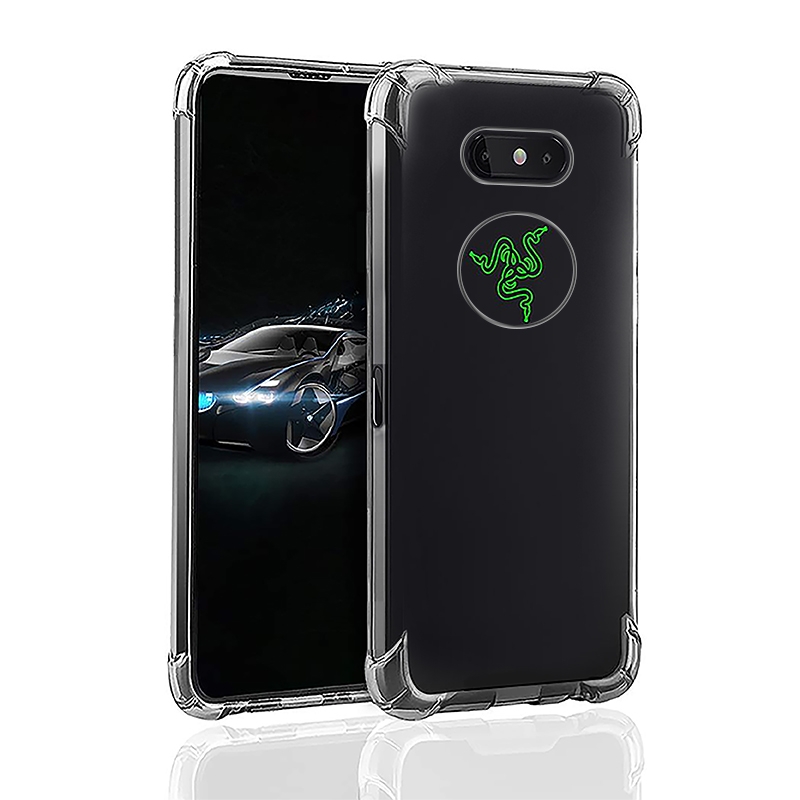 Crystal Clear Soft Case for Razer Phone 2 Back Cover Shockproof TPU Bumper Clear Protective Phone Case