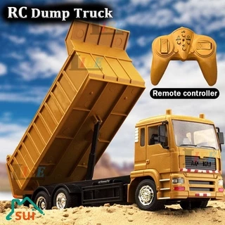 รีโมทคอนโทรล 8CH Dump รถบรรทุก RC Excavator รถของเล่น 2.4G วิศวกรรมยานพาหนะของเล่น 8 ช่อง Controller รถของเล่นเด็กของขวัญ