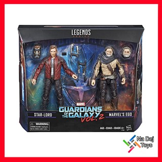 Marvel Legends Star-lord &amp; Ego 2-Pack 6" Figure มาร์เวล เลเจนด์ สตาร์ลอร์ด &amp; อีโก้ แพคคู่ ขนาด 6 นิ้ว ฟิกเกอร์