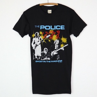 [S-5XL]เสื้อยืดลําลอง แขนสั้น พิมพ์ลาย The Police Ghost In The Machine North American Tour เข้ากับทุกการแต่งกาย สไตล์วิน