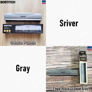 Bostitch® 3-hole Punch 12 Sheet เครื่องเจาะกระดาษ เจาะกระดาษได้ 3 รู หนา 12 แผ่น ตุ๊ดตู่