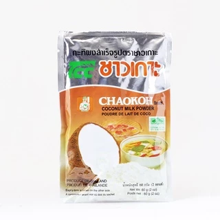 CHAOKOH กะทิผงสำเร็จรูป ตราชาวเกาะ ขนาด 60 กรัม (12 ซอง)