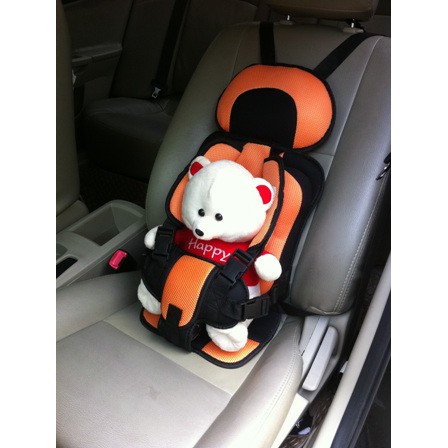 Premium Kids คาร์ซีทแบบพกพา มือหนึ่ง สีส้ม / คาร์ซีท / carseat / คาร์ซีทเด็กโต / คาร์ซีทเด็ก แบบพกพา
