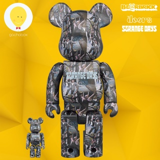 gachabox Bearbrick The Doors Strange Days 100%+400% - แบร์บริค พร้อมส่ง ของแท้ Be@rbrick ฟิกเกอร์ Medicom Toy