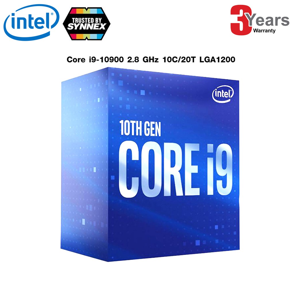 INTEL CPU CORE i9 10900 LGA 1200  (10 Core / 20 Thread)  (ประกันSYNNEX)