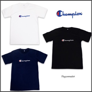 S13: เสื้อ Champion เสื้อยืดแขนสั้น งานปักที่อกและแขนเสื้อ ถูกสุด‼️