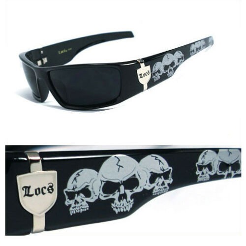 Locs Mens Sunglasses Black Skull Shopee Thailand