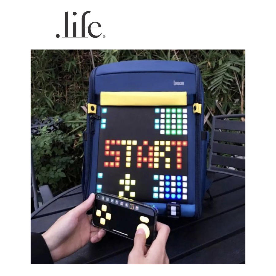 DIVOOM กระเป๋าเป้ Backpack-S - Blue  by dotlife