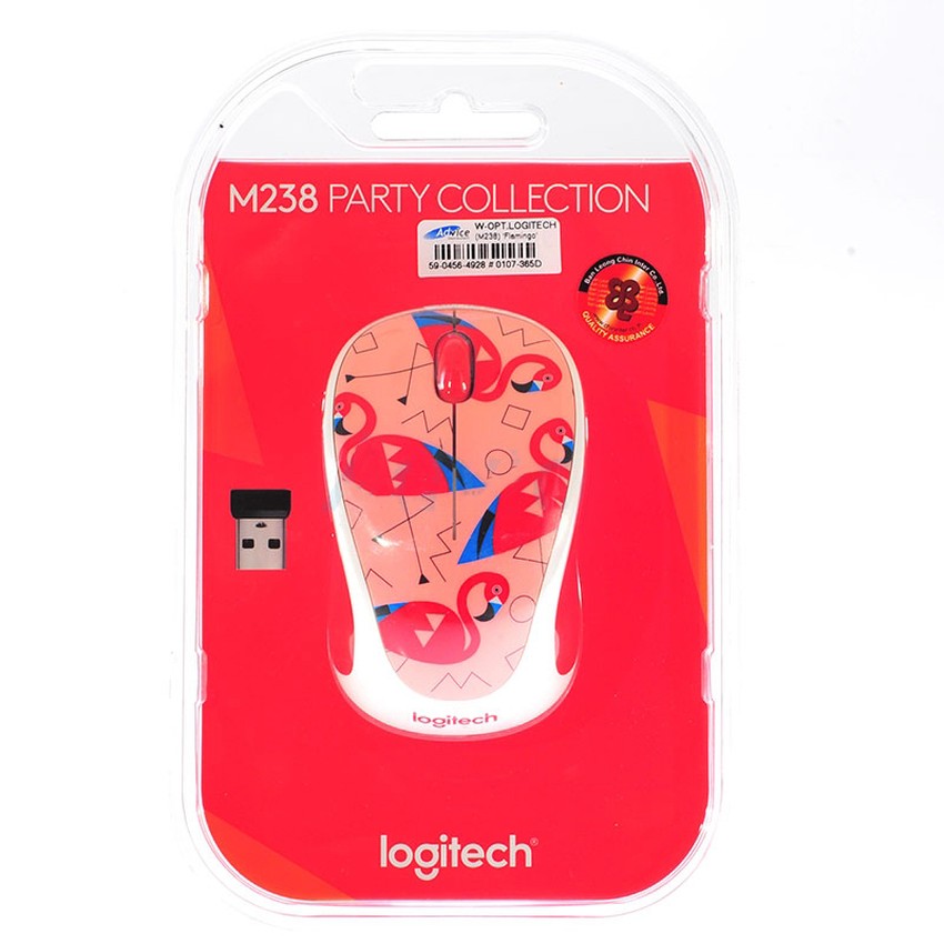 LOGITECH Wireless Optical Mouse (M238) Flamingo