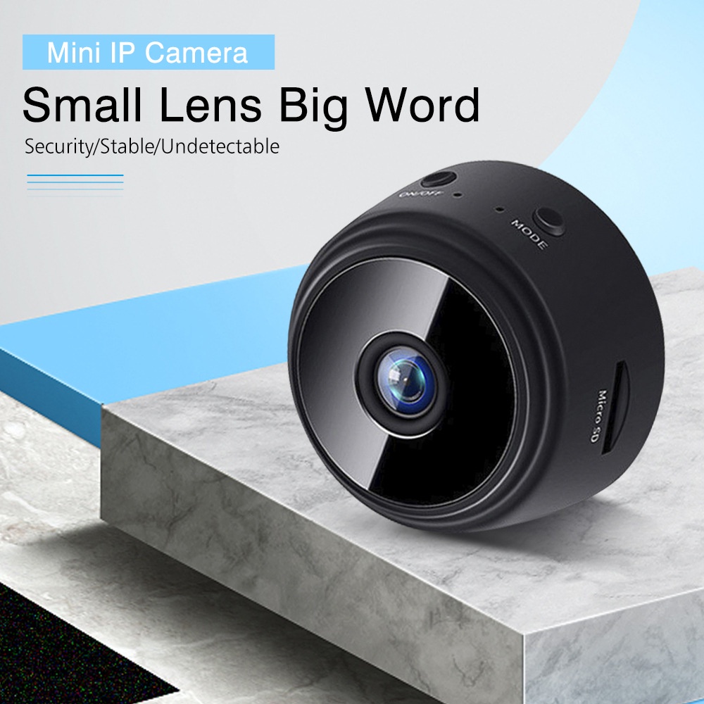 【พร้อมส่ง】กล้องเว็บแคมไร้สาย 1080p HD Wifi Mini IP มองเห็นกลางคืน สําหรับรักษาความปลอดภัยในบ้าน