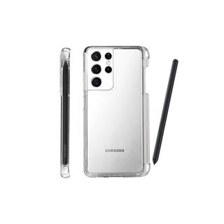 เคสโทรศัพท์มือถือแบบใส มีช่องปากกาสไตลัส สําหรับ Samsung Galaxy S21 Ultra 5G S Pen S-Pen Stylus Sm-G998 s21 ultra s pen