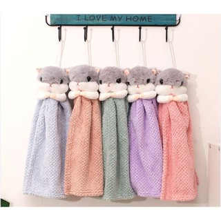 pre order ผ้าเช็ดมือ หัวแฮมสเตอร์
