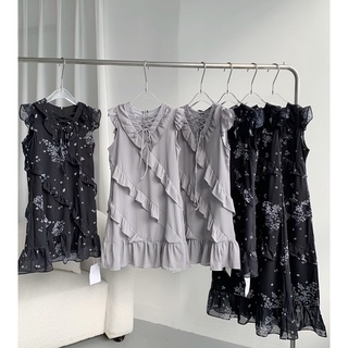 butterfly roll dress (เลือกระดับความ สั้น/ยาว )