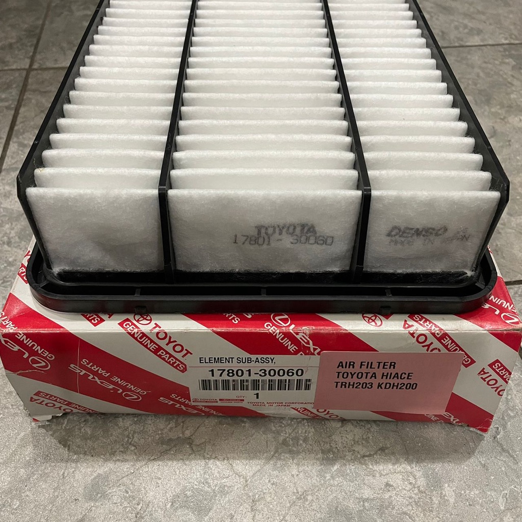 ไส้กรองอากาศ TOYOTA HIACE TRH203 KDH200 NM 09 INJECTION 2TR-FE ENGINE (17801-30060)