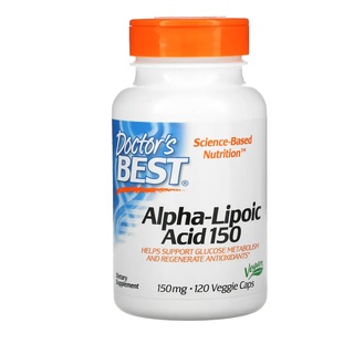 Doctors Best, Alpha-Lipoic Acid 150 mg 120. Veggie Caps