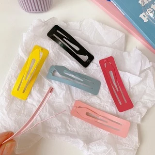 Cute 017 กิ๊บติดผม กิ๊บแป๊กเกาหลี รุ่น ยาว 7 cm. มี 12 สี