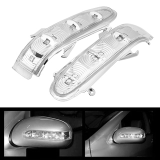 Alabama เลนส์กระจกมองข้าง ไฟเลี้ยว Led เลนส์ใส สําหรับ Mercedes Benz W215 Cl215 W220 99-03