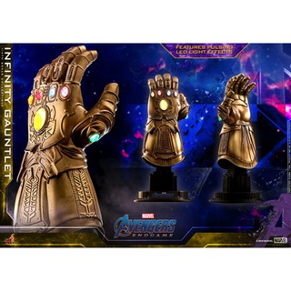 Hot Toys ACS007 ¼ INFINITY GAUNTLET Collectible Avengers Endgame โมเดล ของสะสม