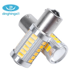 ไฟติดรถยนต์ ไฟเบรค ไฟเลี้ยว 1156PY BAU15S PY21W Led 33SMD dinghingxi1