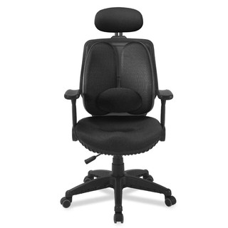 Office chair ERGONOMIC OFFICE CHAIR ERGOTREND DUAL-06BFF BLACK Office furniture Home &amp; Furniture เก้าอี้สำนักงาน เก้าอี้